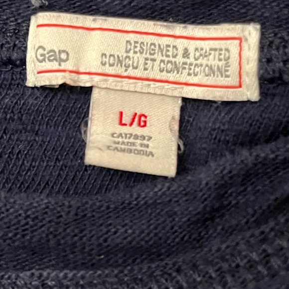 Gap Women’s Nautical style top Large Boat Neck - Picture 4 of 9